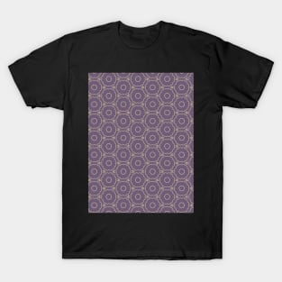 Purple and Gold Pattern T-Shirt